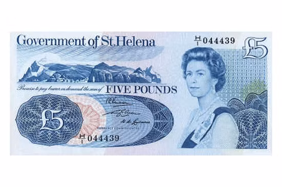 8. Đồng Bảng của Saint Helena, Ascension và Tristan da Cunha (SHP) Tỷ giá: 1 SHP = 0,6 USD Mệnh giá cao nhất của tiền xu: 2 SHP Mệnh giá cao nhất của tiền giấy: 20 SHP