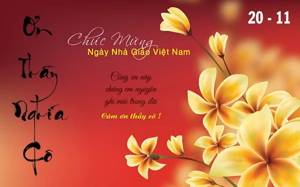 Chúc mừng ngày nhà giáo Việt Nam 20/11 (Ảnh: tác giả cung cấp). Chúc mừng ngày nhà giáo Việt Nam 20/11 (Ảnh: tác giả cung cấp).