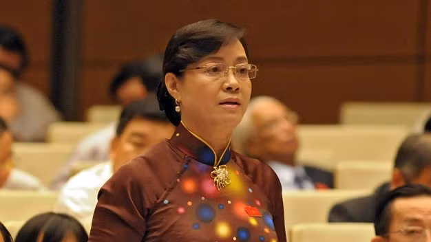 Đại biểu Quốc hội Nguyễn Thị Quyết Tâm - Chủ tịch HĐND Thành phố Hồ Chí Minh. ảnh: TTBC Quốc hội.