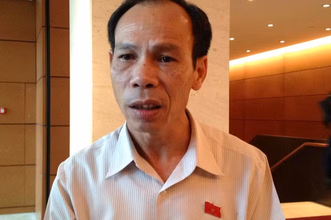 Đại biểu Quốc hội Trương Văn Vở. ảnh: Lao động.