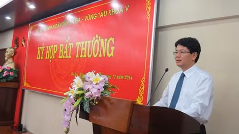 Ông Nguyễn Thanh Tịnh - tân Phó Chủ tịch UBND tỉnh Bà Rịa - Vũng Tàu.
