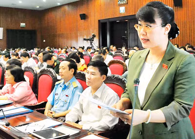 Các nữ Đại biểu Quốc hội đã có nhiều đóng góp tích cực, là đại diện tin cậy của nhiều cử tri. ảnh: SGGP. Các nữ Đại biểu Quốc hội đã có nhiều đóng góp tích cực, là đại diện tin cậy của nhiều cử tri. ảnh: SGGP.