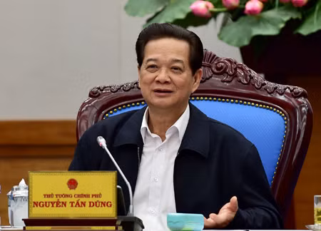 Thủ tướng Nguyễn Tấn Dũng đã để lại nhiều dấu ấn quan trọng trong công tác điều hành hoạt động của Chính phủ những năm qua. ảnh: vgp.
