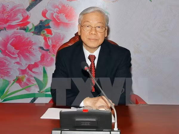 Tổng Bí thư Nguyễn Phú Trọng điện đàm trực tiếp với Tổng Bí thư, Chủ tịch nước Trung Quốc Tập Cận Bình. Ảnh: TTXVN. Tổng Bí thư Nguyễn Phú Trọng điện đàm trực tiếp với Tổng Bí thư, Chủ tịch nước Trung Quốc Tập Cận Bình. Ảnh: TTXVN.