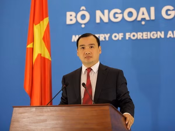 Ông Lê Hải Bình - Người phát ngôn Bộ Ngoại giao Việt Nam. ảnh: TTXVN.