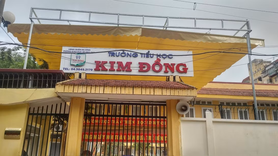Trường tiểu học Kim Đồng (Ảnh: LC)