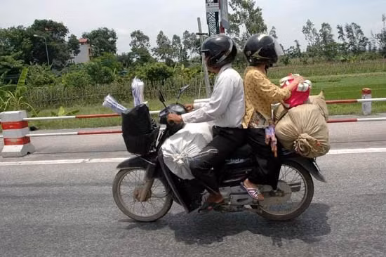 Ngồi như thế này sẽ chở được nhiều đồ hơn?