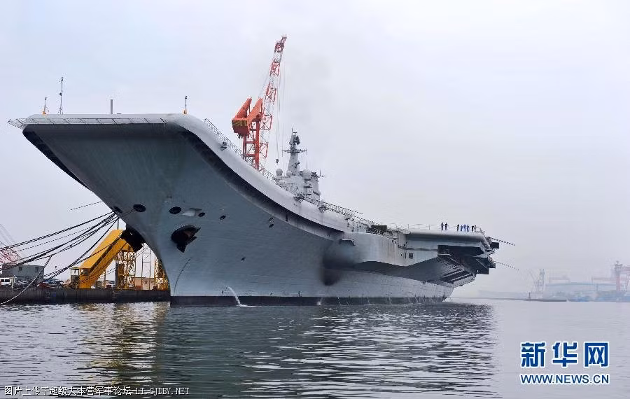 Tàu sân bay cũ Varyag Thi Lang sau khi sửa chữa, nâng cấp đã thực hiện cơ động thử trên biển lần thứ 6 thành công