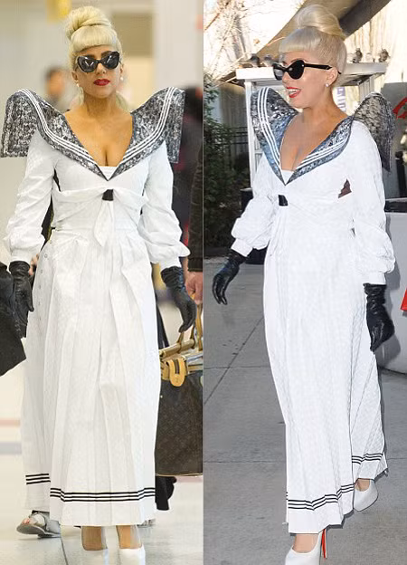 Tokyo giá rét, Lady Gaga vẫn khoét sâu cổ áo ảnh 6 Thời gian gần đây, Lady Gaga dù vẫn giữ phong cách quái chiêu nhưng cũng dần gợi cảm và quyến rũ hơn.