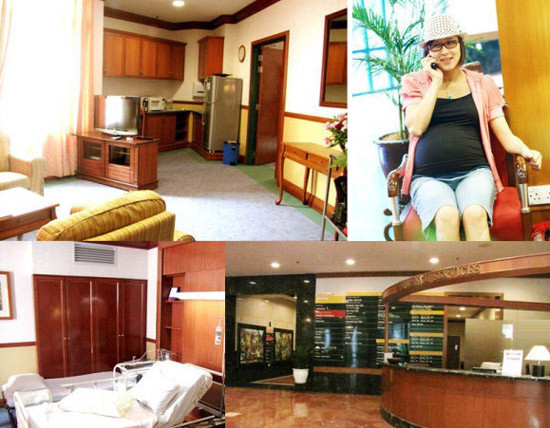 Phòng sinh của Hồ Tịnh ở Malaysia. Ảnh: Sina.