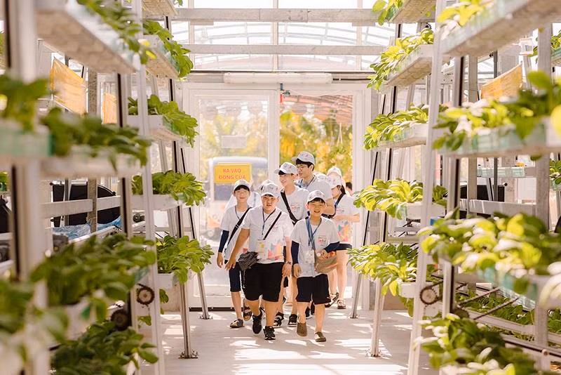 Đoàn Thiếu nhi Hàn Quốc thăm VinEco Nam Hội An nhân dịp Liên hoan Thiếu nhi Quốc tế 2019.