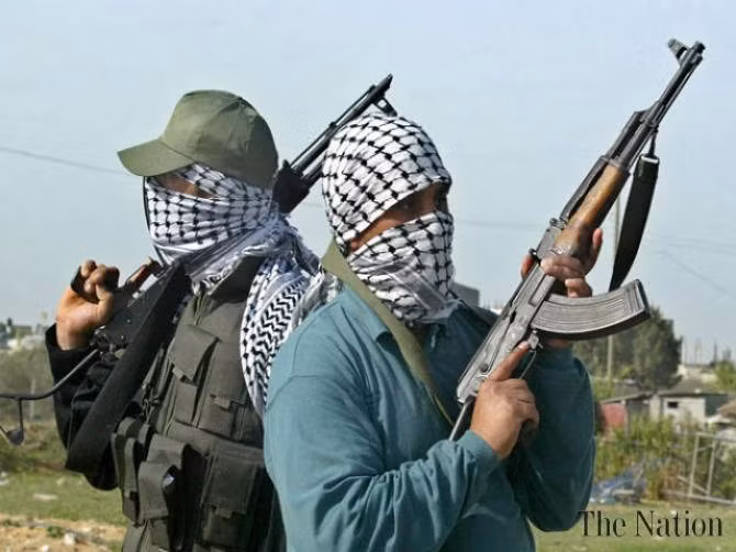2 tay súng Yemen, hình minh họa.