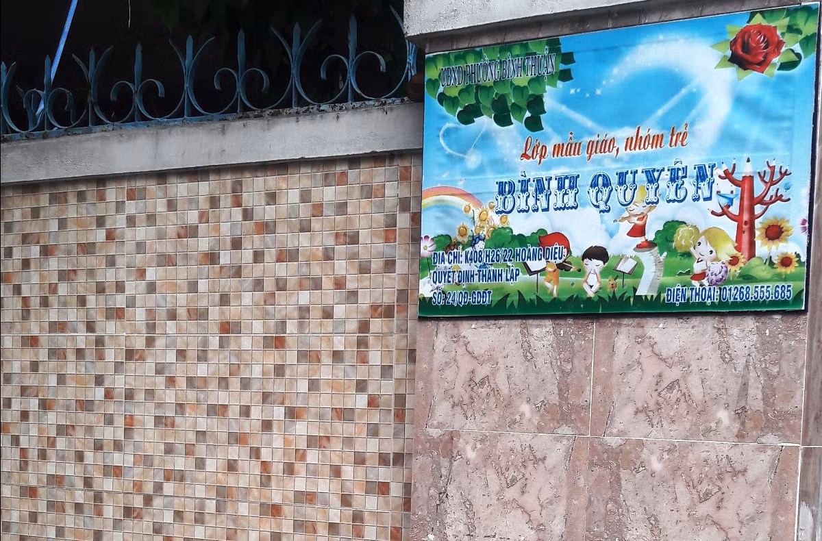 Chính quyền địa phương đã kiểm tra và yêu cầu nhóm trẻ Bình Quyên dừng ngay việc dạy trước chương trình lớp 1 cho trẻ. Ảnh: AN