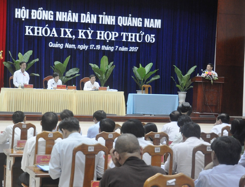 Hội đồng nhân dân tỉnh Quảng Nam đã thống nhất việc xây dựng 4 thủy điện tại Nam Trà My. Ảnh: HA Hội đồng nhân dân tỉnh Quảng Nam đã thống nhất việc xây dựng 4 thủy điện tại Nam Trà My. Ảnh: HA
