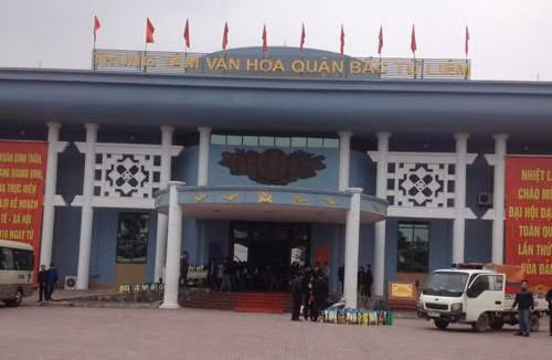 Trung tâm văn hóa quận Bắc Từ Liêm. Ảnh: Văn Phan