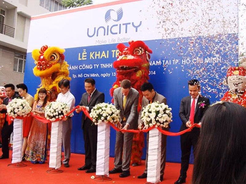 Công ty TNHH Unicity Việt Nam trong một buổi khai trương (ảnh nguồn internet) Công ty TNHH Unicity Việt Nam trong một buổi khai trương (ảnh nguồn internet)
