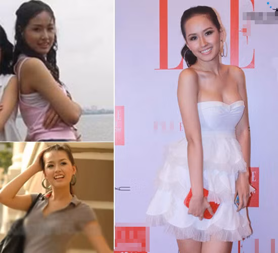 Nhìn hình ảnh thì thấy rõ sự thay đổi ngoạn mục của Mai Phương Thuý từ trang phục cho đến trang điểm và cách tạo dáng
