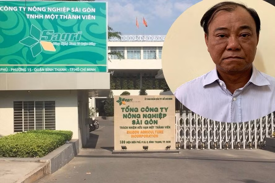 Tổng công ty Nông nghiệp Sài Gòn và ông Lê Tấn Hùng (ảnh nhỏ). (Ảnh: H.L) Tổng công ty Nông nghiệp Sài Gòn và ông Lê Tấn Hùng (ảnh nhỏ). (Ảnh: H.L)