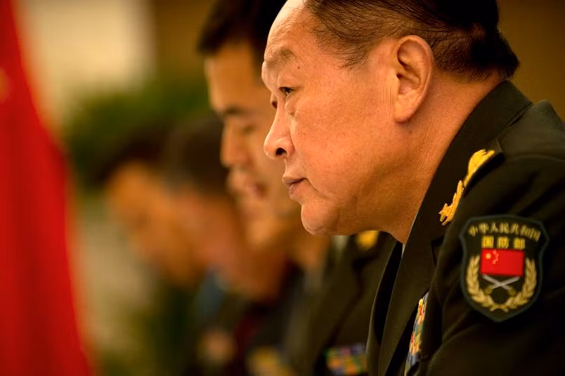 Ông Lương Quang Liệt, Bộ trưởng Quốc phòng Trung Quốc