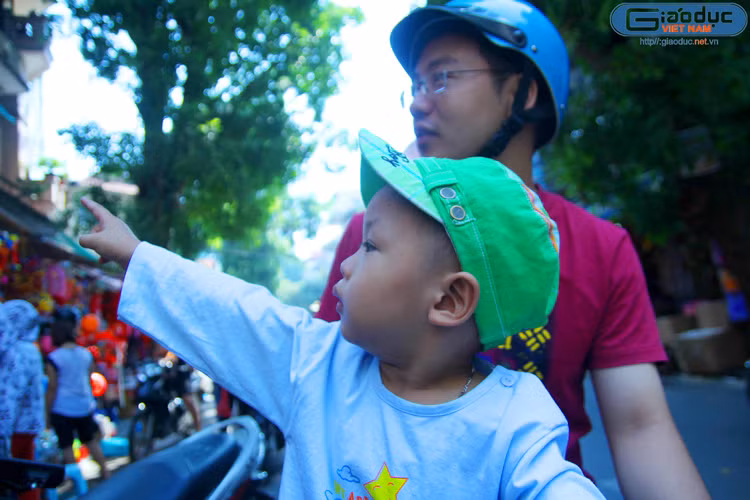 "Bố ơi con thích đèn ông sao"