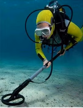 Máy dò mìn dưới nước.
