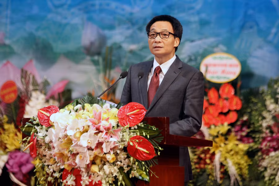 Phó Thủ tướng Vũ Đức Đam nhấn mạnh tầm quan trọng của ngành Khoa học xã hội và nhân văn. Ảnh Phương Thảo Phó Thủ tướng Vũ Đức Đam nhấn mạnh tầm quan trọng của ngành Khoa học xã hội và nhân văn. Ảnh Phương Thảo