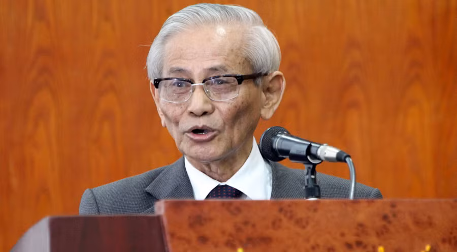 GS. Phan Huy Lê- Chủ tịch Hội khoa học Lịch sử Việt Nam. Ảnh Xuân Trung