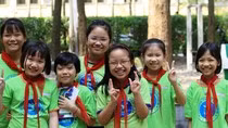 Học sinh trường Thực Nghiệm trong giờ ra chơi. Ảnh minh họa Xuân Trung Học sinh trường Thực Nghiệm trong giờ ra chơi. Ảnh minh họa Xuân Trung