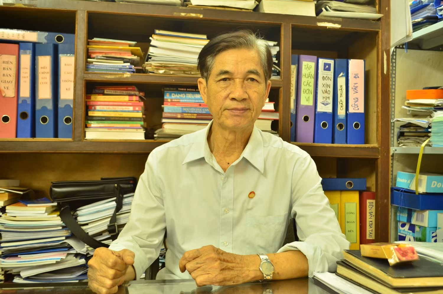 Ông Bùi Danh Liên - Chủ tịch Hiệp hội vận tải Hà Nội - Ảnh: H.Lực.