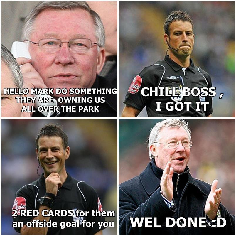 Mark Clattenburg làm rất tốt nhiệm vụ được giao...
