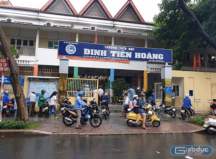 Trường tiểu học Đinh Tiên Hoàng, quận 1, Thành phố Hồ Chí Minh (ảnh: P.L)