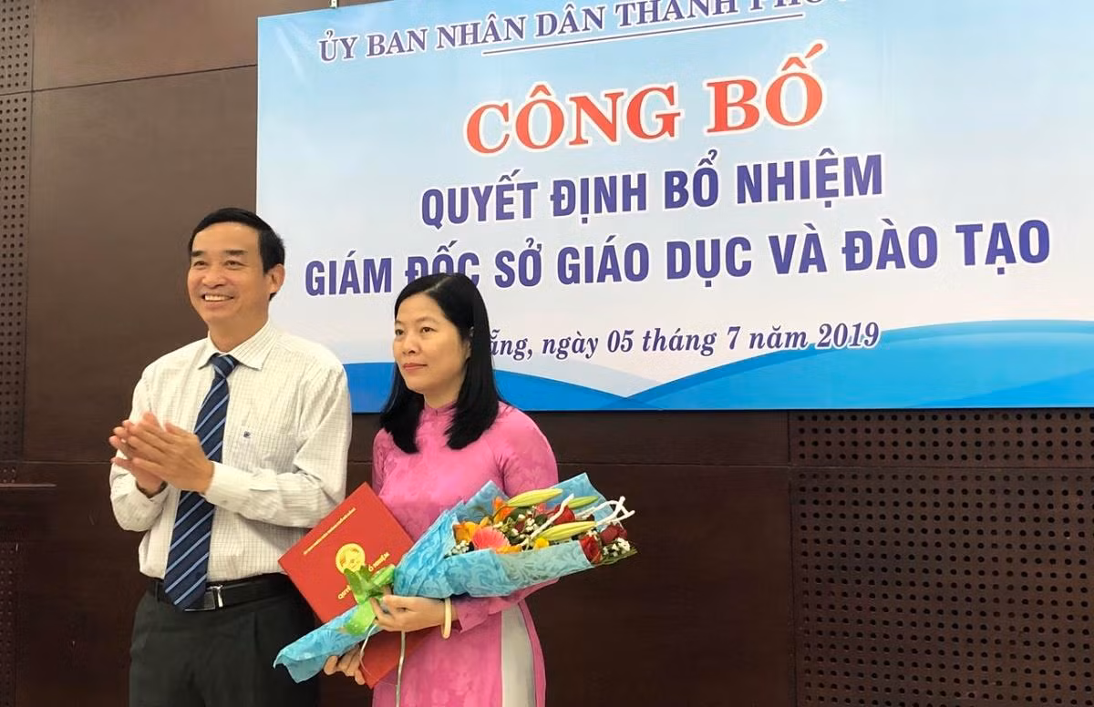 Bà Lê Thị Bích Thuận được bổ nhiệm làm Giám đốc sở Giáo dục và Đào tạo Đà Nẵng. Ảnh: MT Bà Lê Thị Bích Thuận được bổ nhiệm làm Giám đốc sở Giáo dục và Đào tạo Đà Nẵng. Ảnh: MT