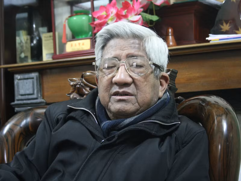 Ông Phạm Thế Duyệt - Nguyên Chủ tịch Ủy ban Trung ương Mặt trận Tổ quốc Việt Nam . Ảnh: CN.