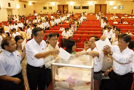 Ngày 15/11 tới, Quốc hội sẽ tiến hành lấy phiếu tín nhiệm đối với người được Quốc hội hoặc HĐND bầu và phê chuẩn.