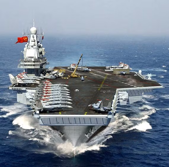 Ý tưởng tàu sân bay hạng nặng Trung Quốc của dân mạng. Ý tưởng tàu sân bay hạng nặng Trung Quốc của dân mạng.