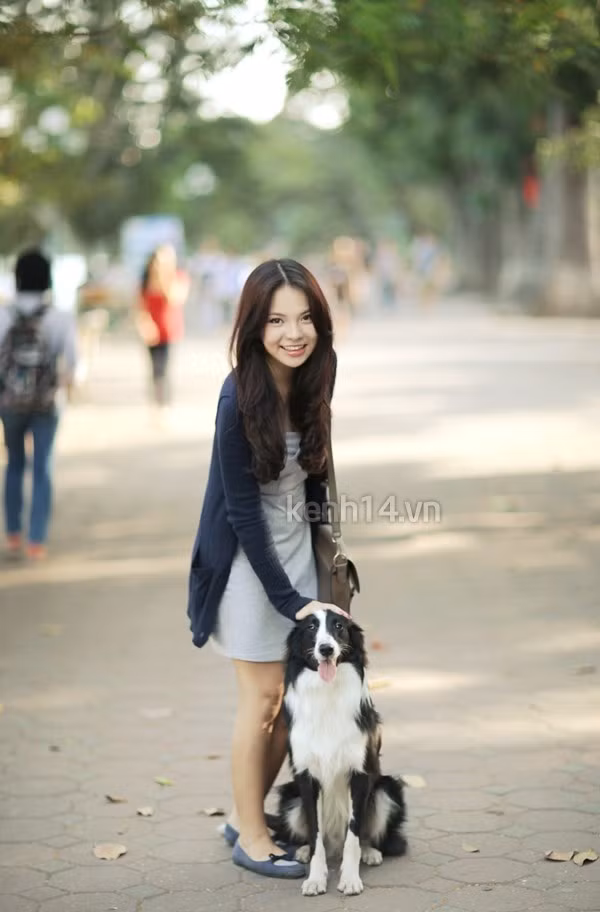 Hiện tại, cô bạn đang có kỳ nghỉ và đã bay về Việt Nam cùng gia đình.