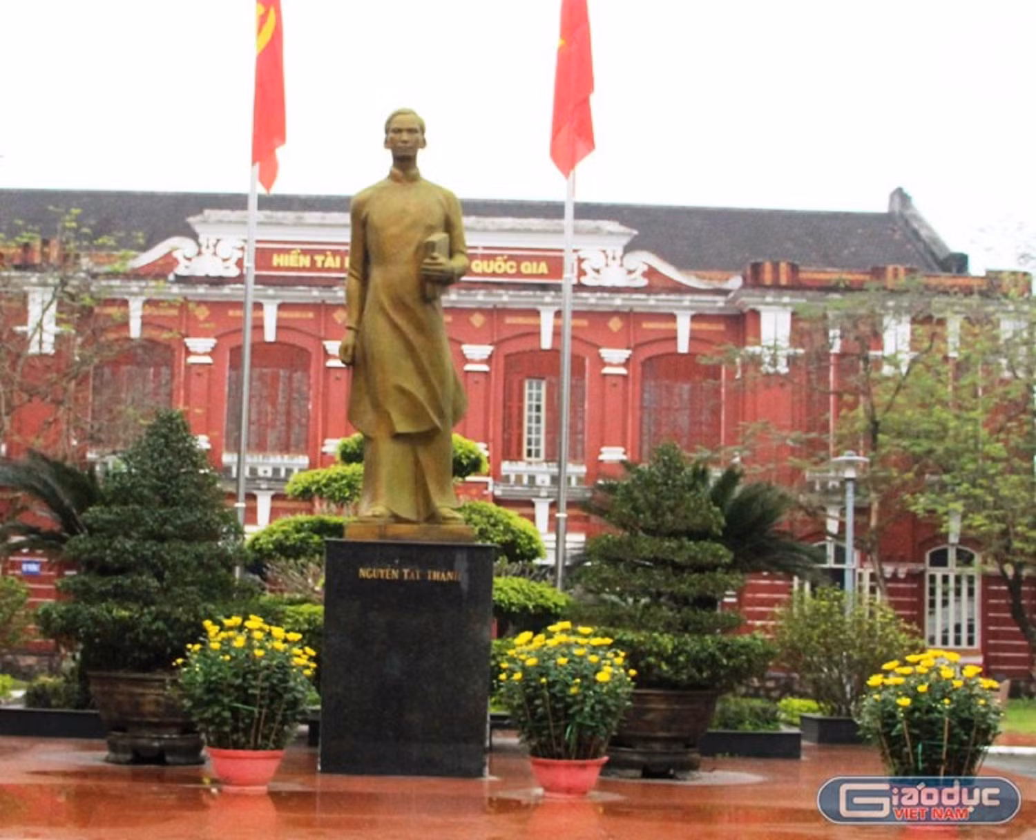 Trường Trung học phổ thông chuyên Quốc Học Huế. Ảnh: AN