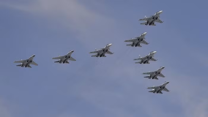 Su-35 của Nga, ảnh: FT.com.