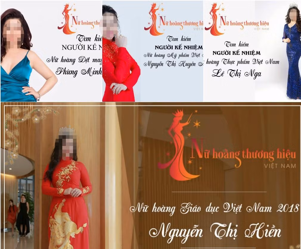 Không thiếu các "nữ hoàng" xuất hiện tại các cuộc thi trời ơi đất hỡi. (Ảnh: Tổng hợp từ mạng xã hội) Không thiếu các "nữ hoàng" xuất hiện tại các cuộc thi trời ơi đất hỡi. (Ảnh: Tổng hợp từ mạng xã hội)