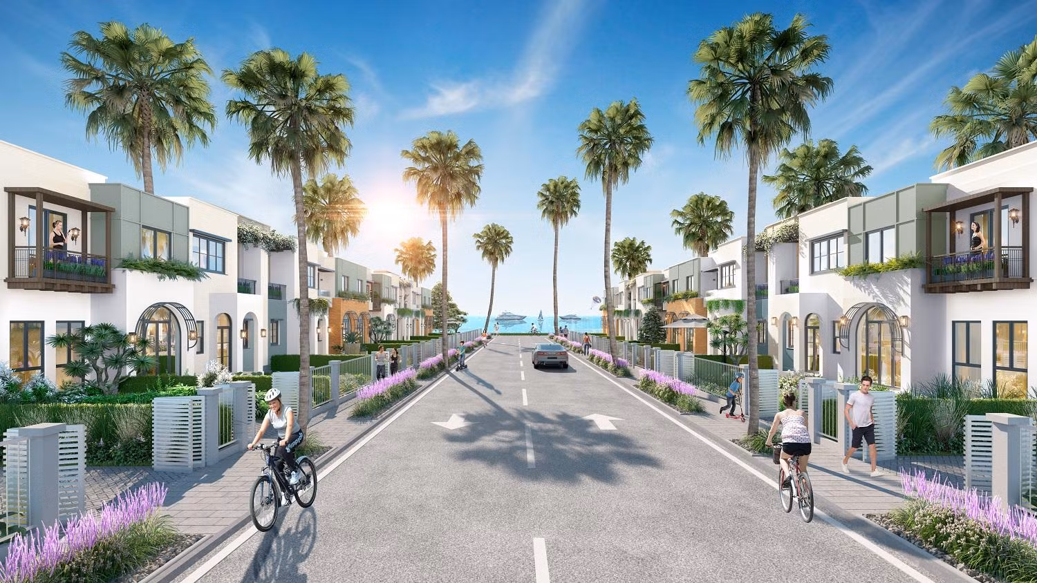 Ocean Residence có tiện ích nội khu hoàn thiện song hành cùng hệ sinh thái tiện ích đẳng cấp chung của NovaWorld Phan Thiet. Ảnh phối cảnh