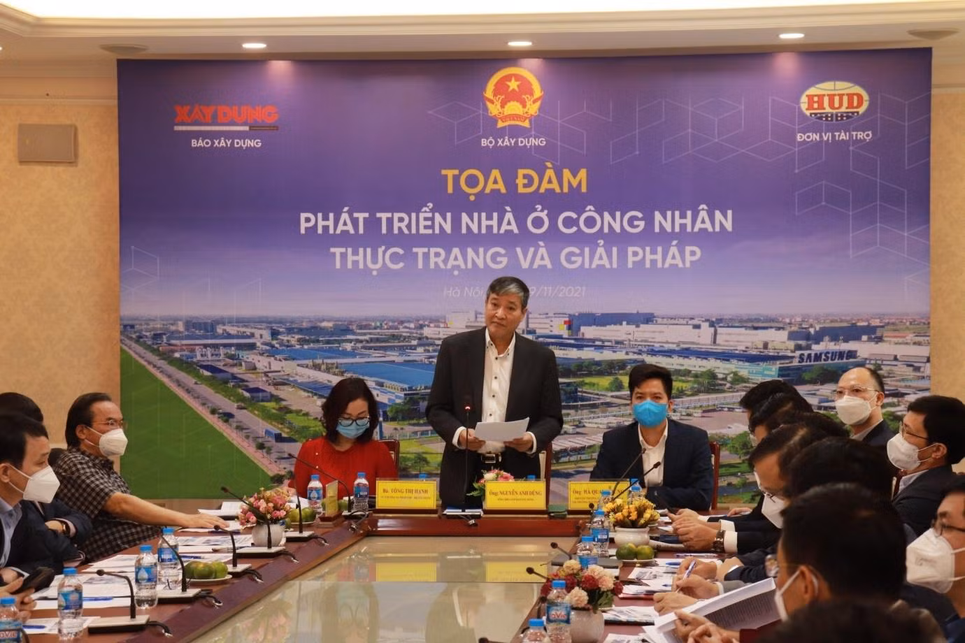 Ông Nguyễn Anh Dũng – Tổng biên tập Báo Xây dựng phát biểu khai mạc Tọa đàm. Ảnh: Báo Xây Dựng. Ông Nguyễn Anh Dũng – Tổng biên tập Báo Xây dựng phát biểu khai mạc Tọa đàm. Ảnh: Báo Xây Dựng.