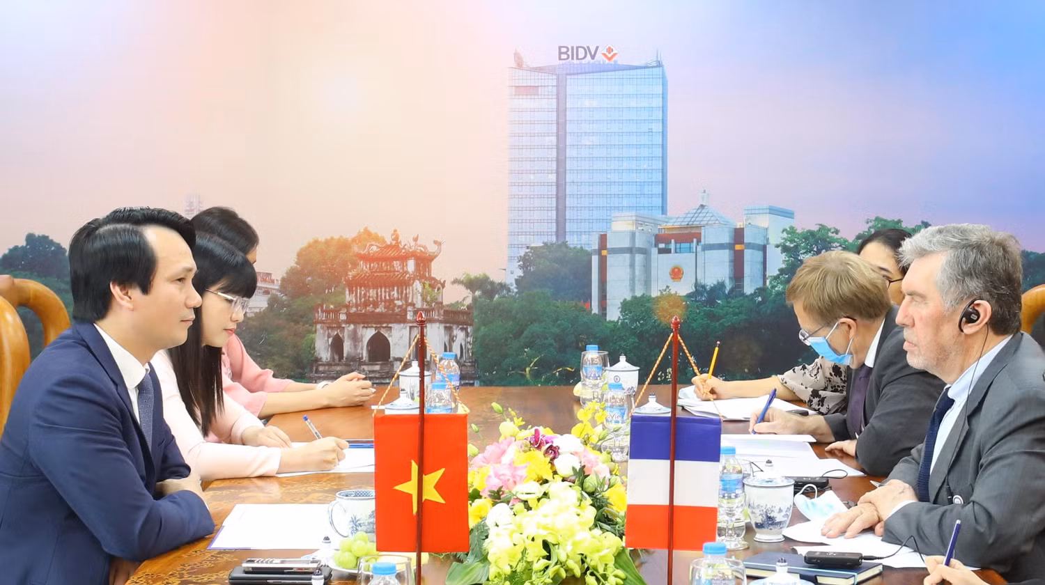 Buổi làm việc giữa BIDV và AFD