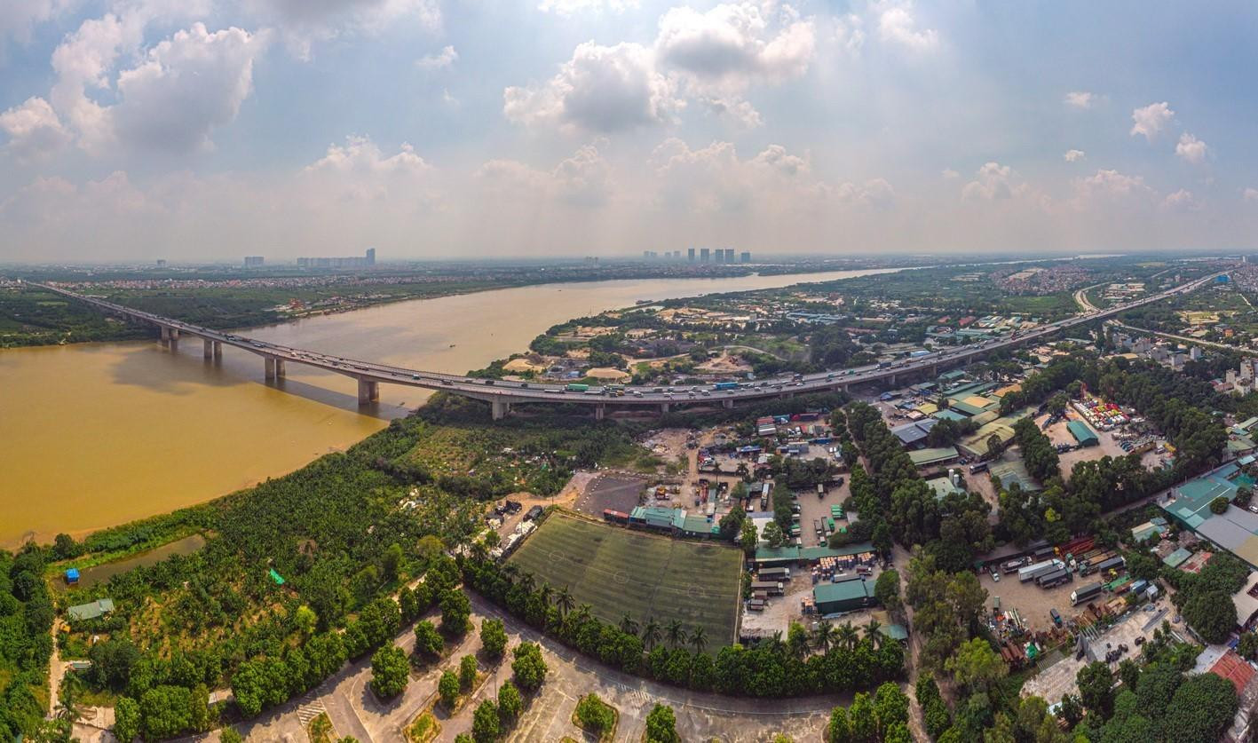 Cầu Thanh Trì (Nguồn: TTXVN)