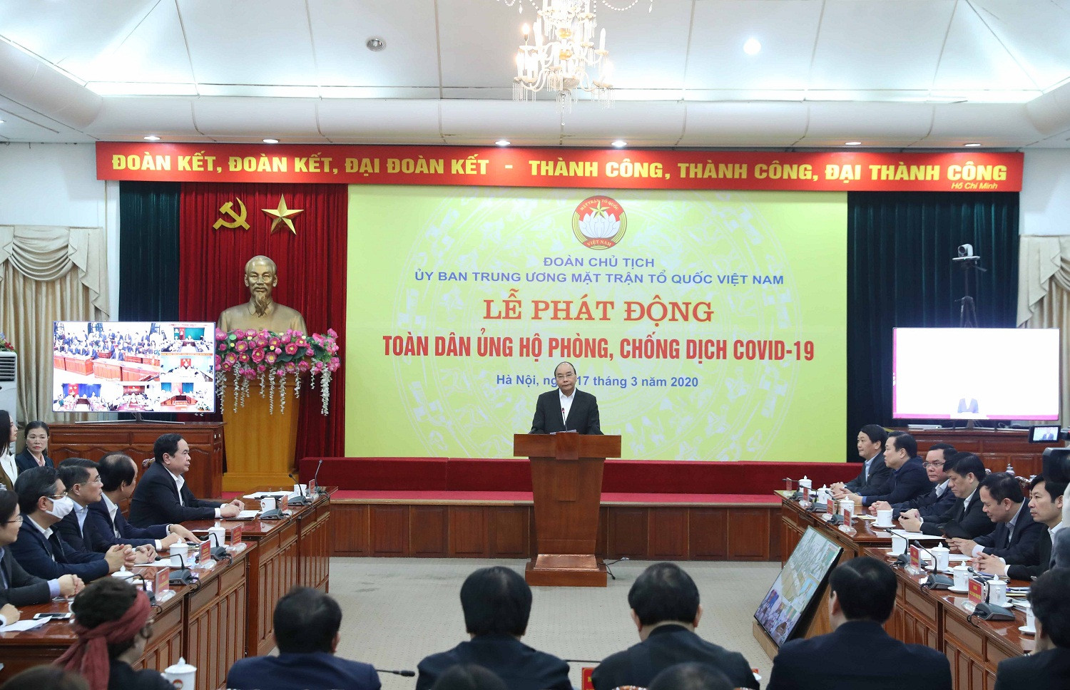 Thủ tướng Nguyễn Xuân Phúc phát biểu tại buổi lễ phát động.