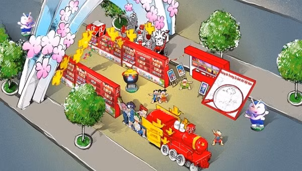 Mô hình đoàn tàu thống nhất kỷ niệm 40 năm giải phóng miền Nam Mô hình đoàn tàu thống nhất kỷ niệm 40 năm giải phóng miền Nam