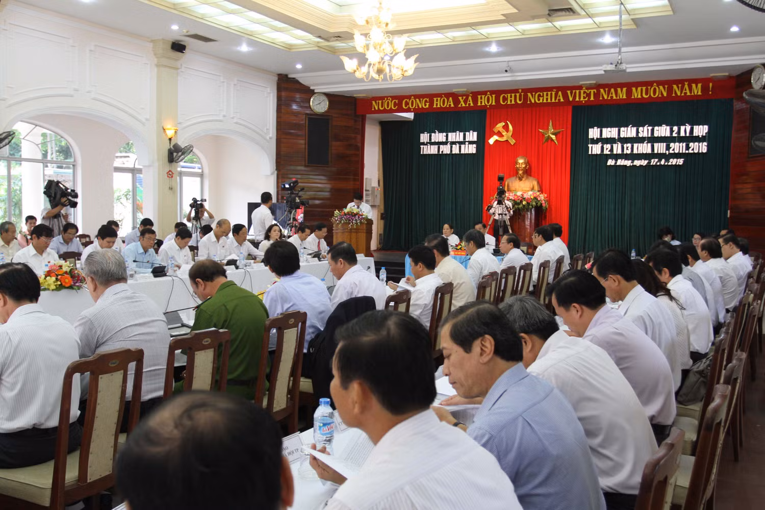 Hội nghị giám sát giữa 2 kỳ họp thứ 12 và 13 HĐND TP Đà Nẵng Khóa VIII, 2011-2016. Ảnh Thùy Linh Hội nghị giám sát giữa 2 kỳ họp thứ 12 và 13 HĐND TP Đà Nẵng Khóa VIII, 2011-2016. Ảnh Thùy Linh