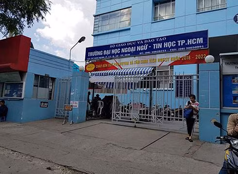 Trường Đại học Ngoại ngữ - Tin học Thành phố Hồ Chí Minh (ảnh: P.L)