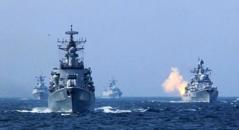 Diễn tập "Liên hợp trên biển-2014" giữa Nga-Trung trên biển Hoa Đông vào tháng 5 năm 2014