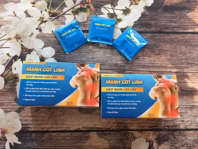 Sản phẩm Mạnh cốt linh cũng bị quảng cáo sai sự thật.