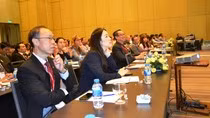 Các chuyên gia đến từ 55 trường đại học quốc tế đã cùng lắng nghe, chia sẻ những kinh nghiệm trong đổi mới, sáng tạo trong lĩnh vực giáo dục kỹ thuật. Ảnh: TT